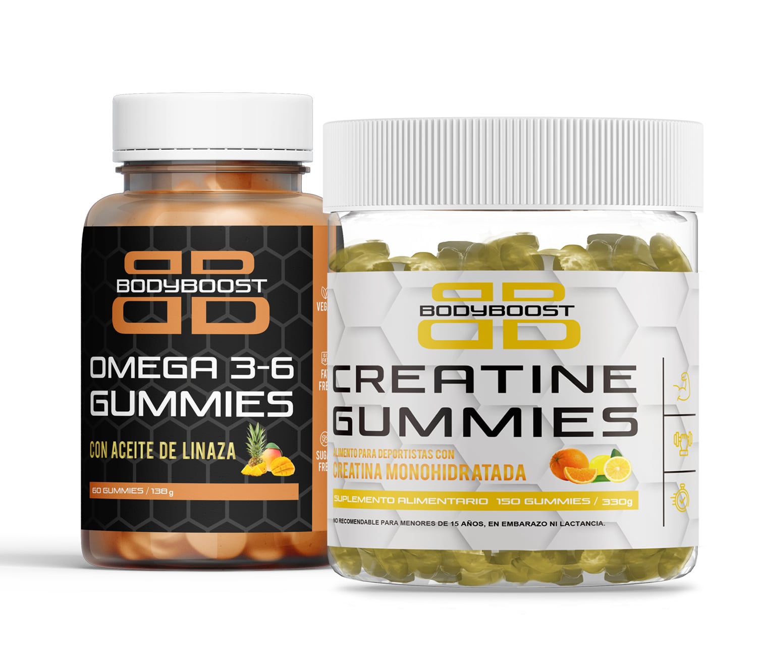 Pack Creatina + Omega 3 y 6