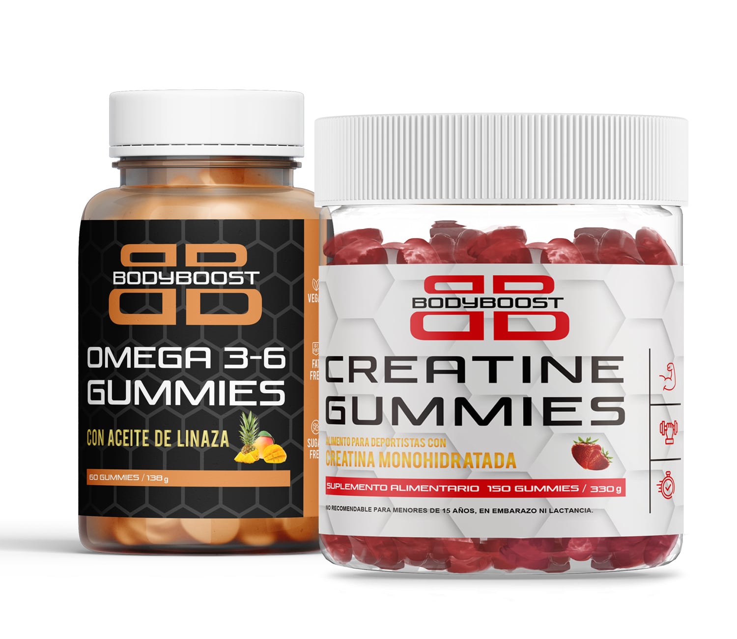 Pack Creatina + Omega 3 y 6